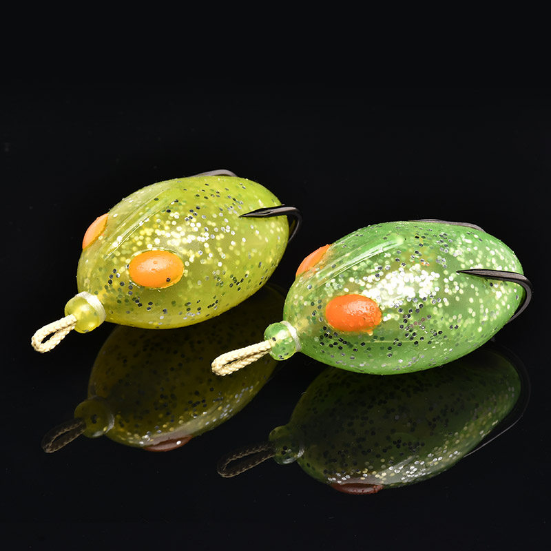 狂狐毒蟾雷蛙黑鱼专杀6厘米14.5克打黑路亚猎黑雷蛙亮片改装包邮