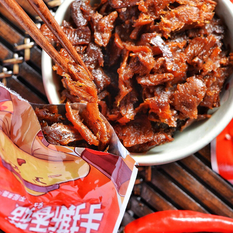 菇滋菇滋手撕香菇辣条网红小零食香菇肉辣条下饭菜休闲零食20袋