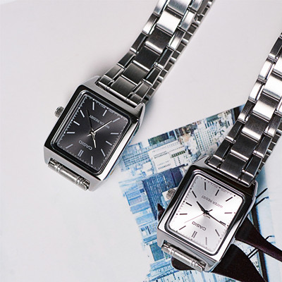 卡西欧casio手表女ins小方表学生复古简约指针石英女表ltpv007l