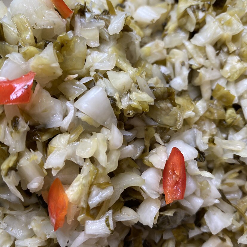 安徽泾县特产农家腌制自制腌菜小白菜酸菜泡菜腌制