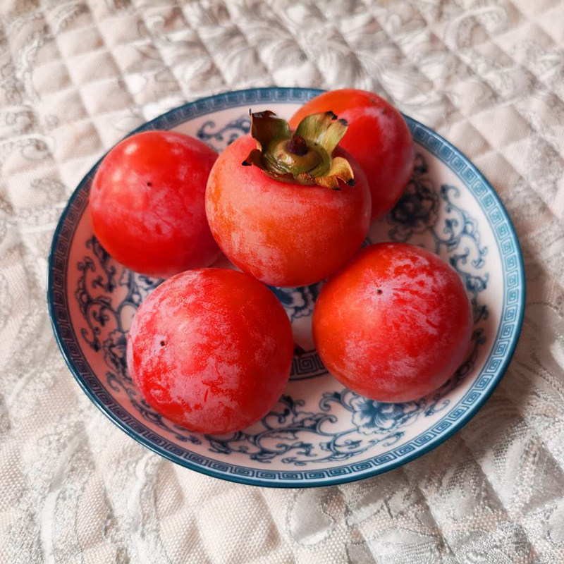 火晶柿子张小敬现货大软稀有野生陕西临潼特产柿子