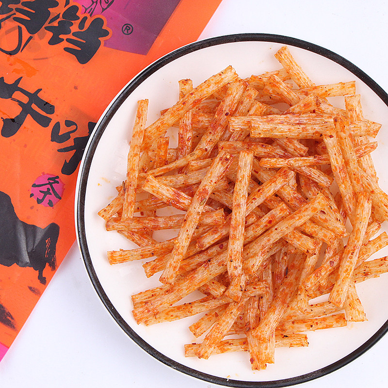 香铛铛手撕牛味条辣条24g*30袋麻辣味80后90后怀旧零食休闲食品
