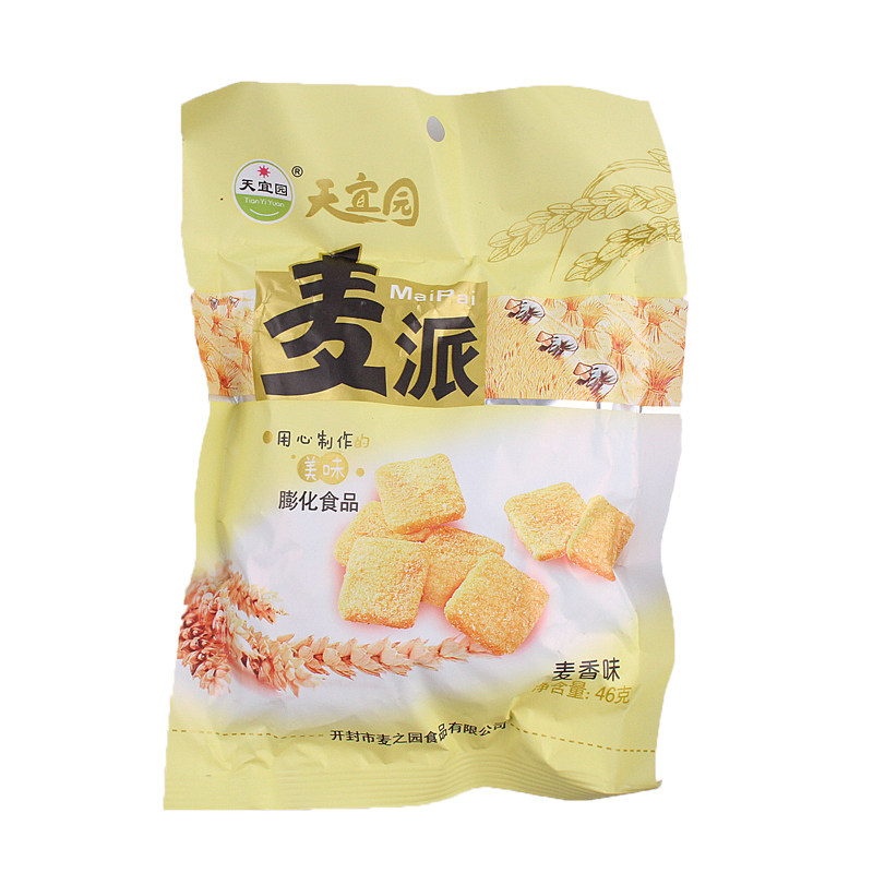 天宜宜园麦派46g膨化零食休闲小吃经典怀旧膨化食品