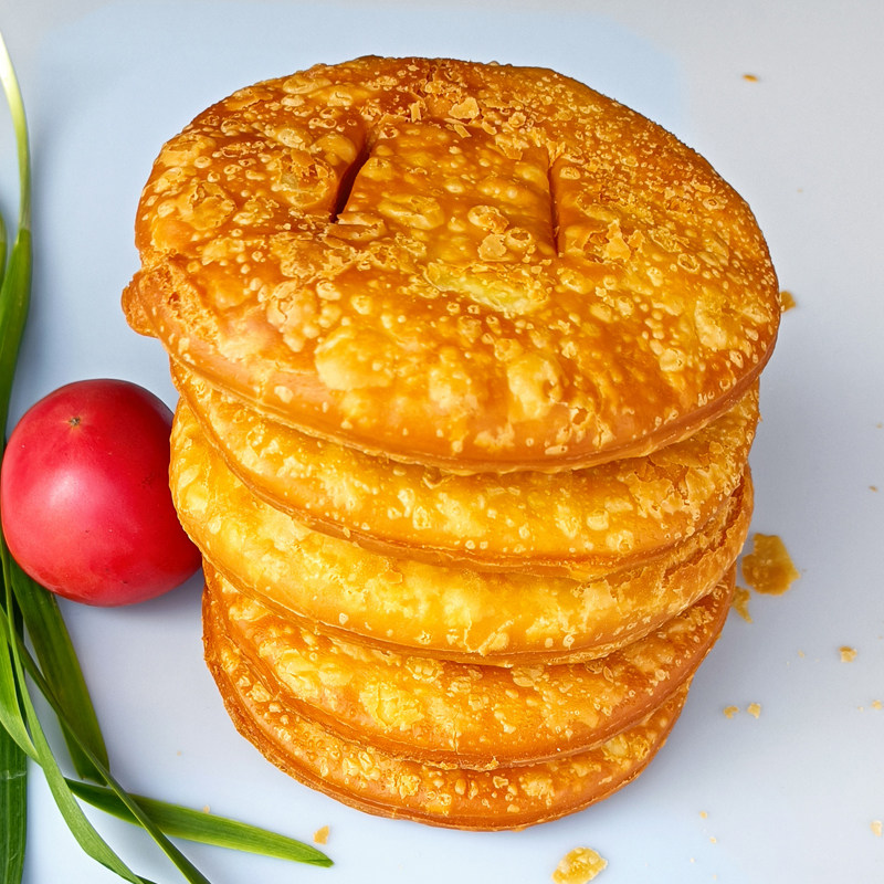 甘肃特产现做油饼平凉地方特色小吃零食油香手工传统中式糕点