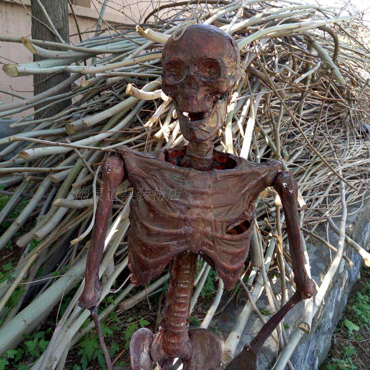 仿真腐烂尸体道具血腥干尸骨头僵尸恐怖鬼屋其它