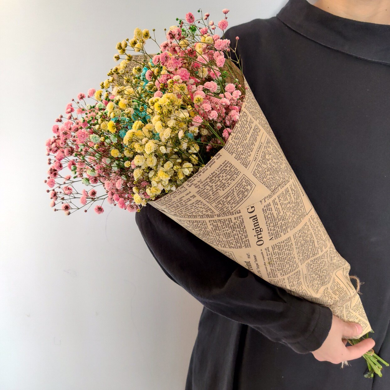 包装满天星干花花束毕业拍照送人女友男友闺蜜干花