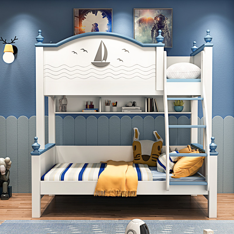 上下床双层高低床上下铺儿童童床男孩子母床两层高低
