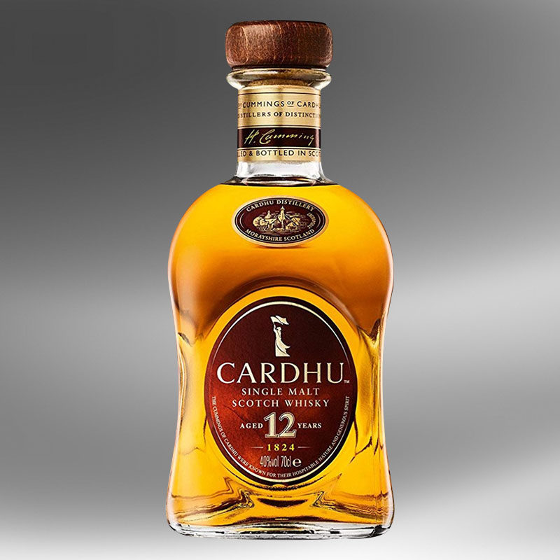 英国洋酒cardhu黑石石卡12年单一麦芽威士忌原装进口威士忌