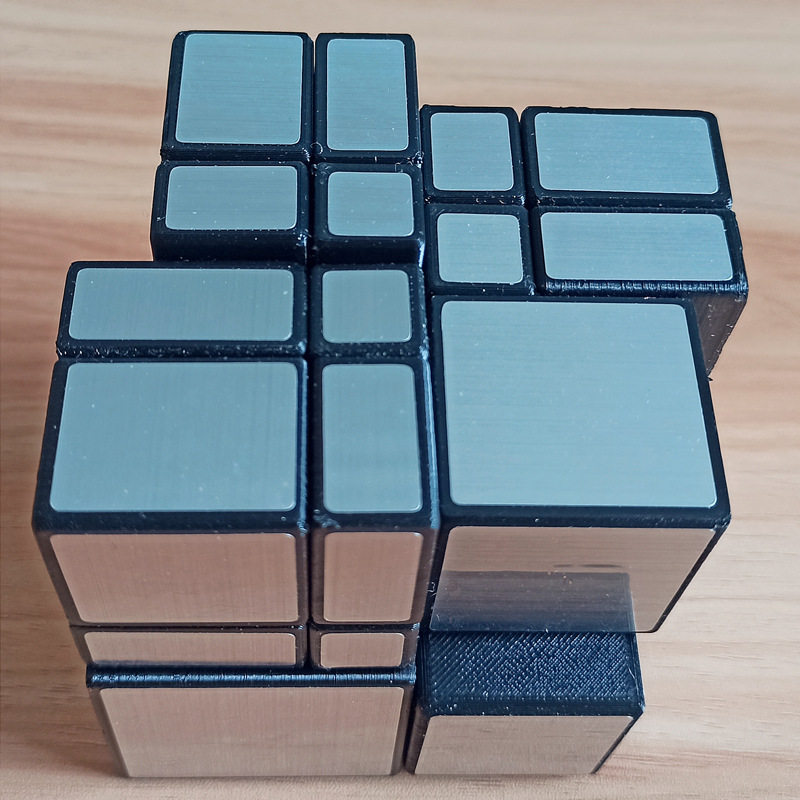 镜面捆绑面魔方魔方3d打印超难异形定制制版魔方