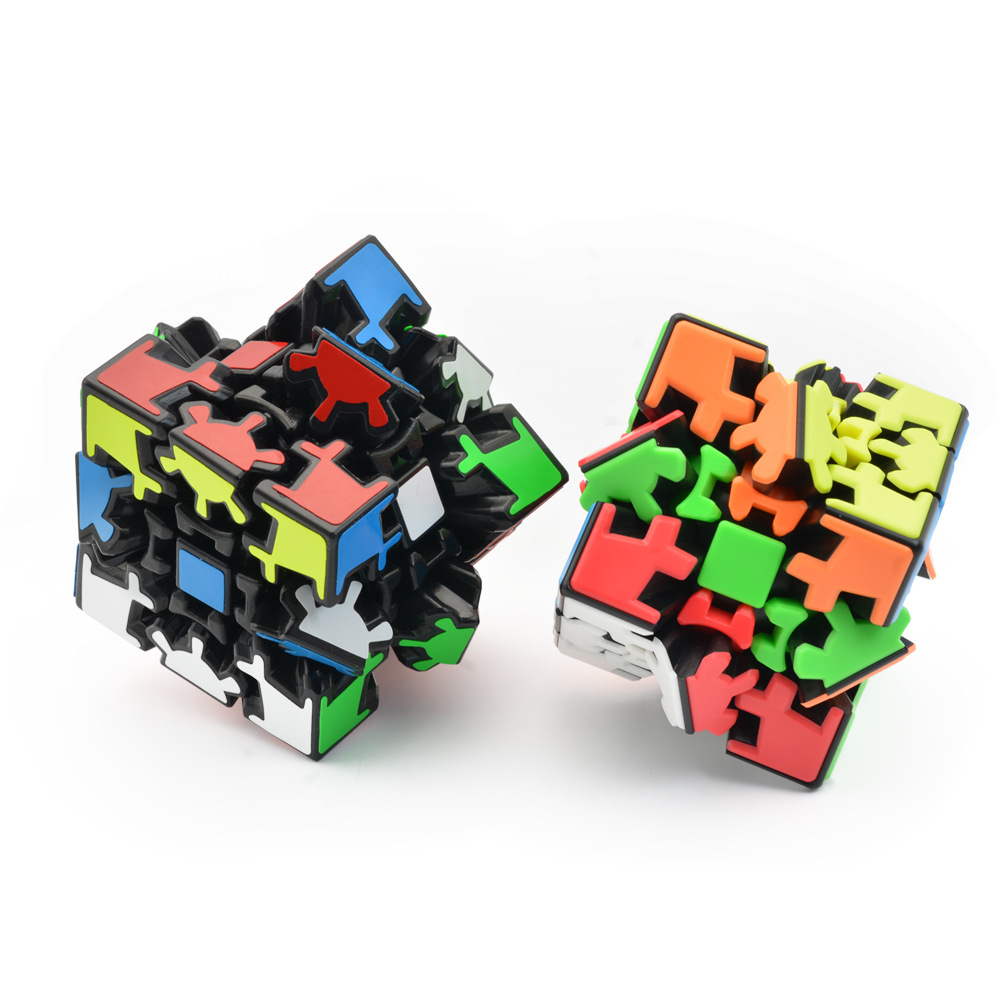 齿轮魔方新品特价三阶3d异形轮形顺滑速拧魔方