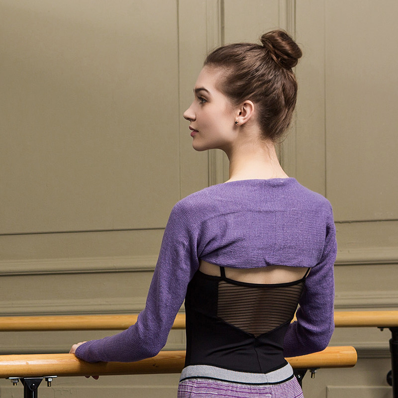 sansha法国三沙芭蕾舞针织保暖护肩舞蹈练功预热芭蕾舞服
