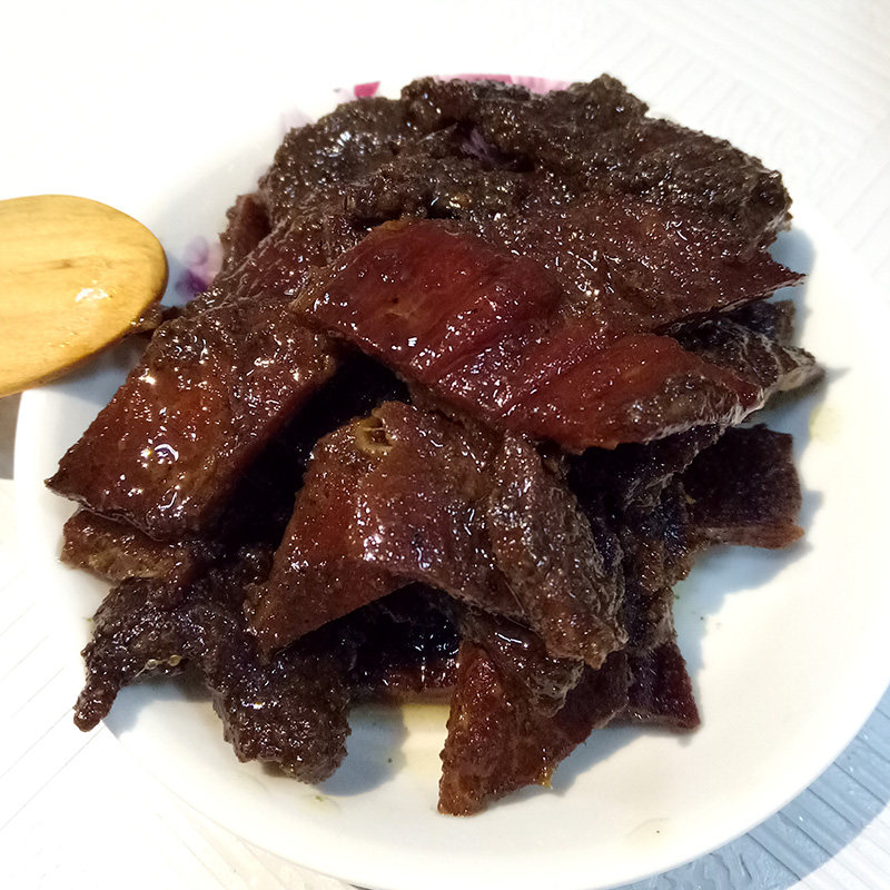 广西玉林特产吴常昌牛巴180gx2罐礼盒装原味香辣牛肉类