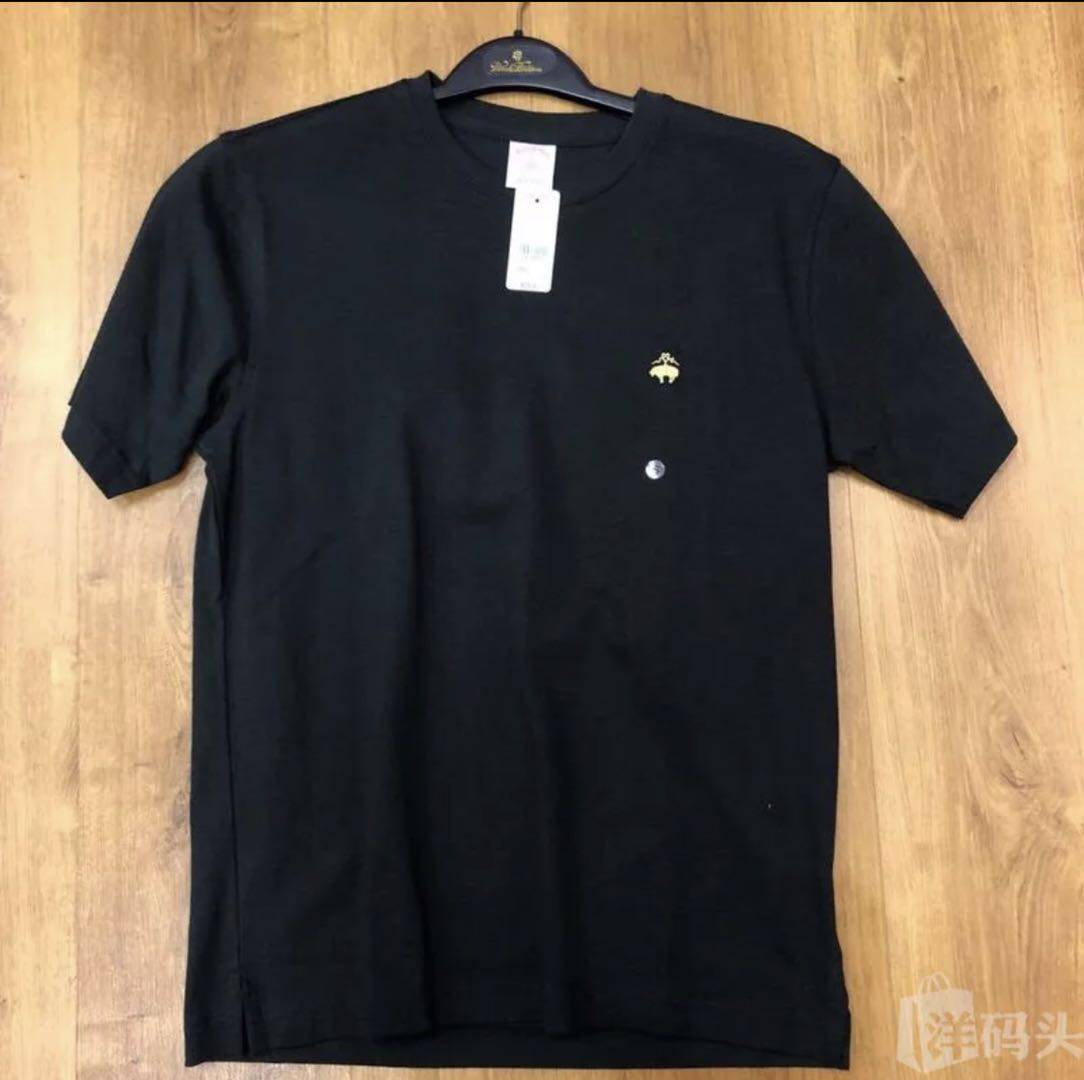 正品brooks brothers布克兄弟经典款纯色金标简约宽松棉