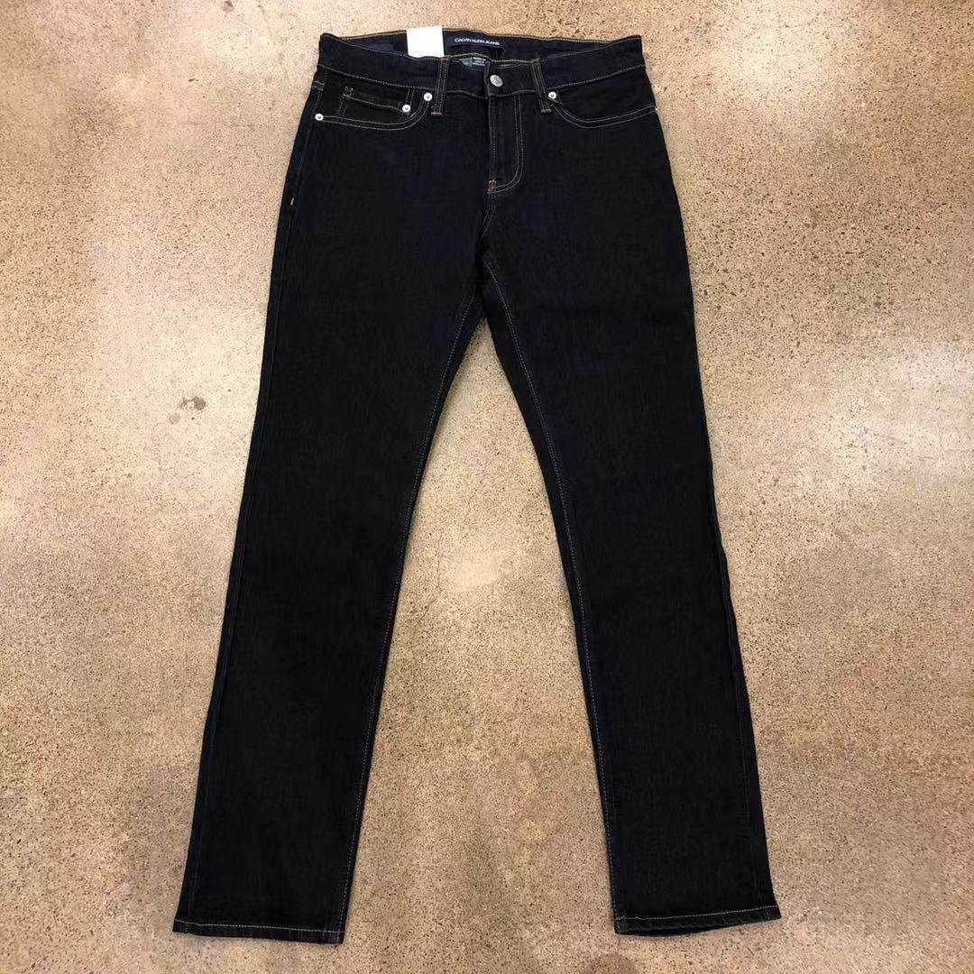 正品ckcalvinkleinjeans男士秋新款slimfit修身款休闲牛仔裤