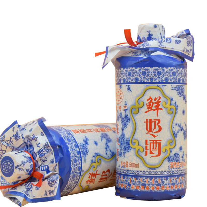 马奶酒内蒙特产奶酒38度套马人家正宗奶酒奶香白酒整箱6瓶闷倒驴