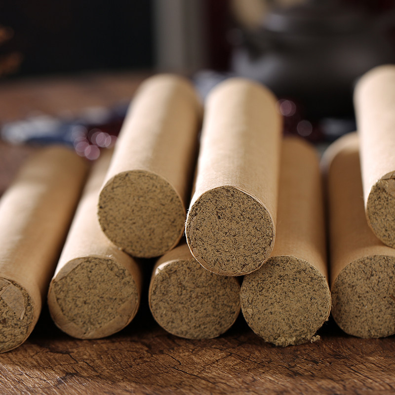 蕲艾条艾灸条 湖北蕲春三年陈艾雷火灸 纯艾绒手工艾条 3cm