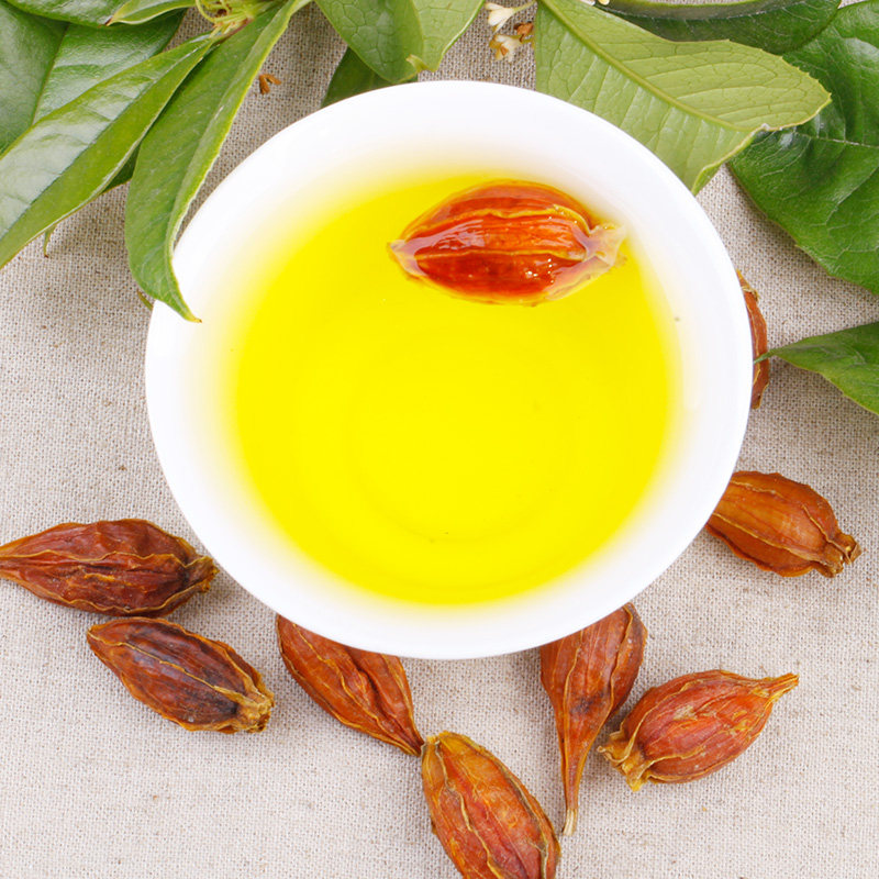 栀子黄栀子花茶可炒食用上色枝子茶山栀子花果泡栀子