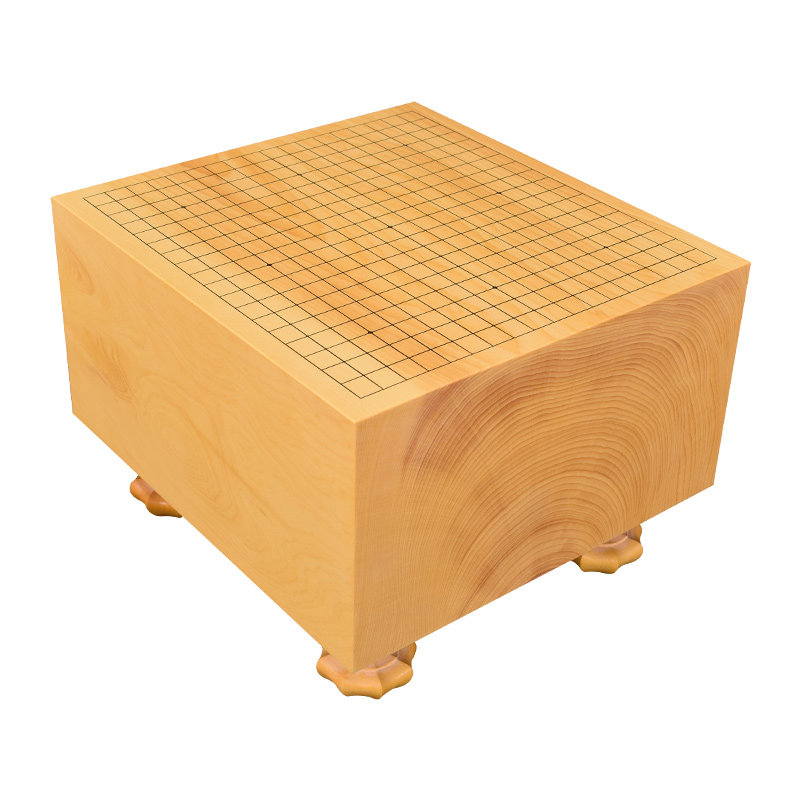 围棋棋盘熊须香榧木实木墩小蛤碁石棋子天然石套装围棋