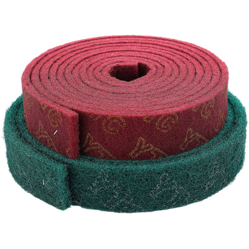 工业百洁布拉丝布卷细植绒加厚加硬厨房洗碗百洁布