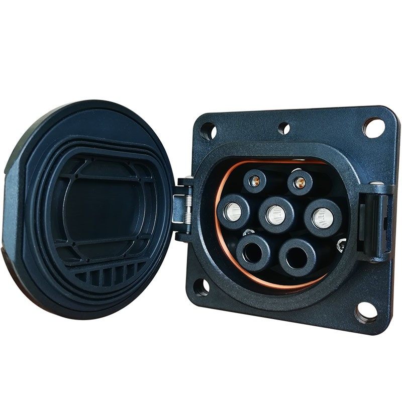 充电插座交流房车电摩改装新能源电动汽车国标7孔电动车充电器