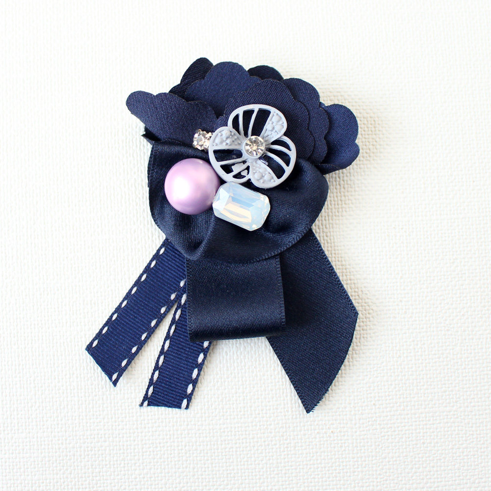 秋冬外套服饰配饰饰品文艺胸针布艺复古宫廷胸针