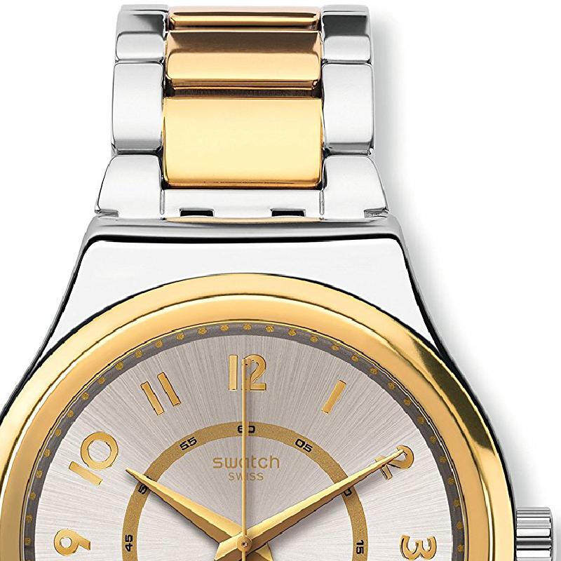 斯沃琪swatch瑞士手表 金属系列 时尚机械表yis410g
