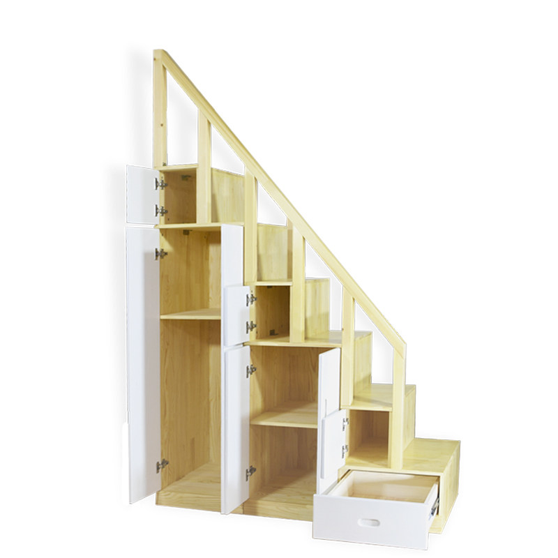 楼梯柜上上下床组合梯柜多功能可移动储物抽屉阁楼家用梯