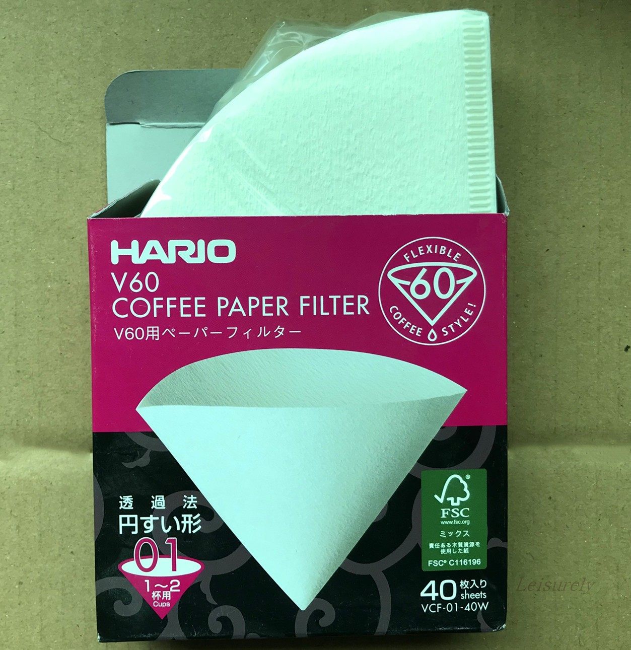 hario手冲咖啡滤纸日本进口v60盒装圆锥形正品咖啡滤纸
