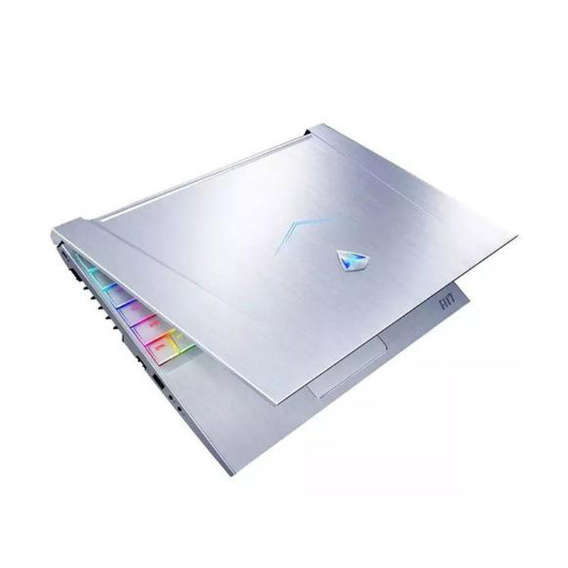 二手二手机机械师f117-b金属银色边框全面超薄高配diy一体机