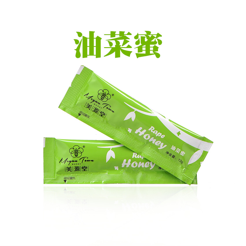 包邮美源堂蜂蜜条水果茶蜂蜜百花蜜紫云英蜜椴树洋槐蜜12克100条