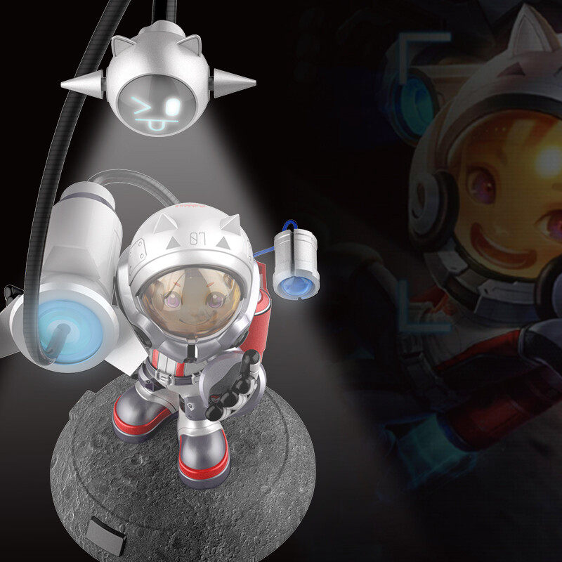 王者荣耀官方正版星空梦想鲁班七号usb充电手办