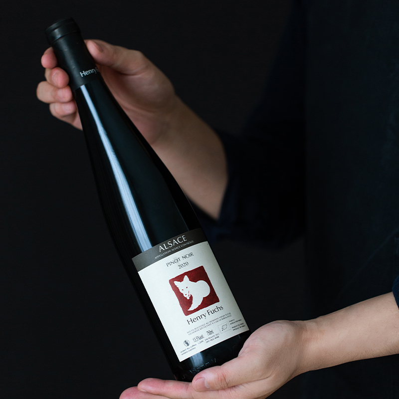 法国原装进口阿尔萨斯小狐仙pinotnoir黑皮诺干红葡萄酒正品干红静态