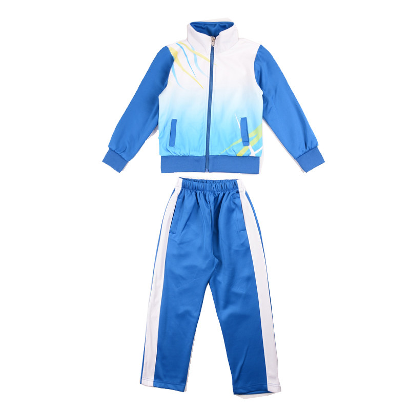 中小学生校服春秋套装男女儿童渐变变色运动服班服校服