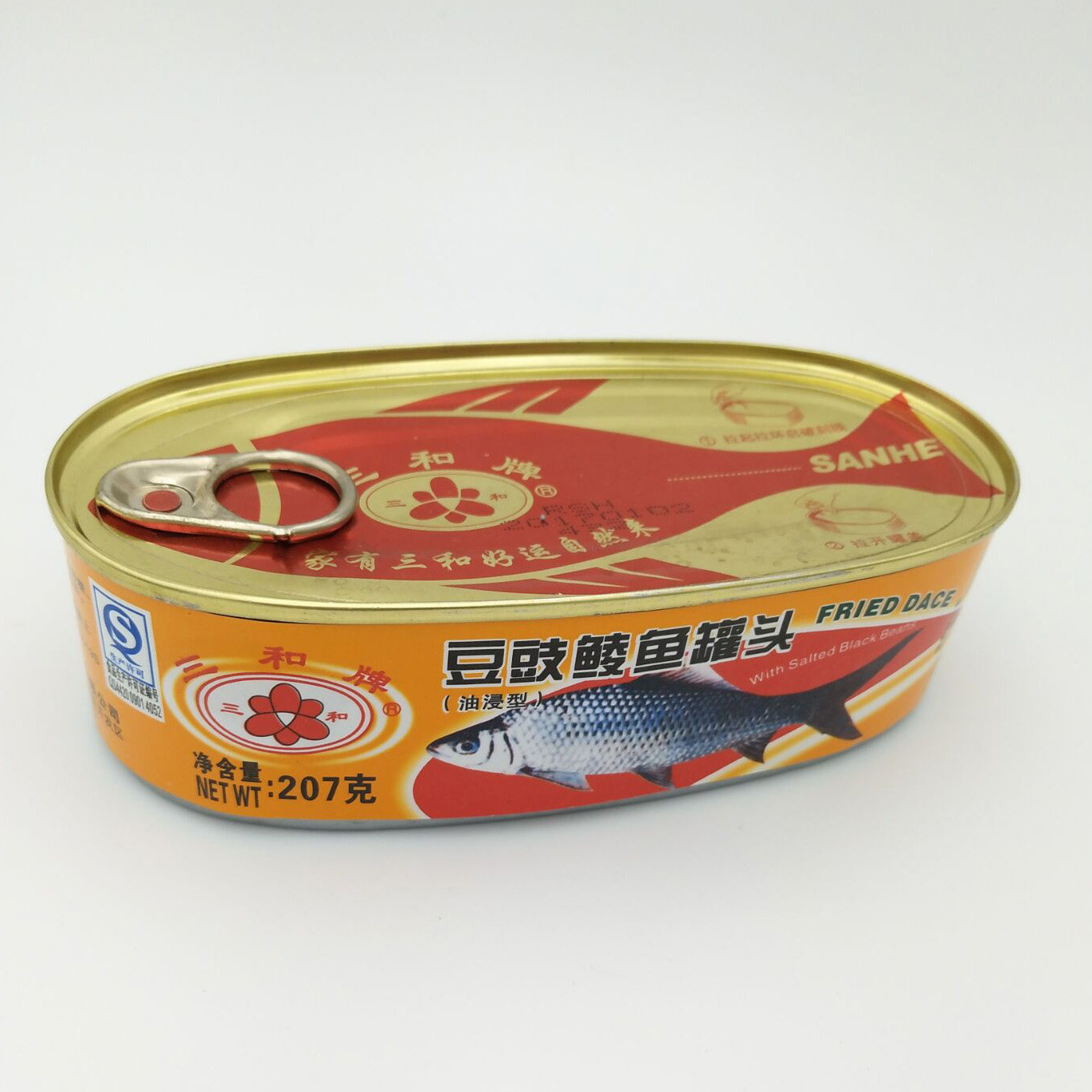 三和牌鱼罐头豆豉鲮鱼豆豉鱼沙丁鱼即食零食送粥配菜鱼肉包邮鱼干