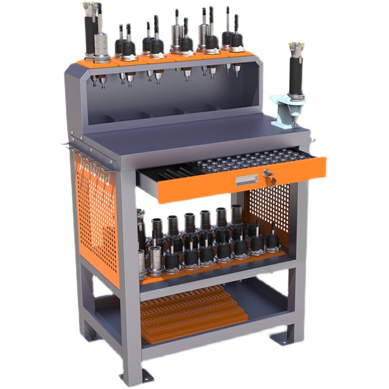 数控工具钻攻机bt40刀具加工中心车间锁刀工作台bt30工具车