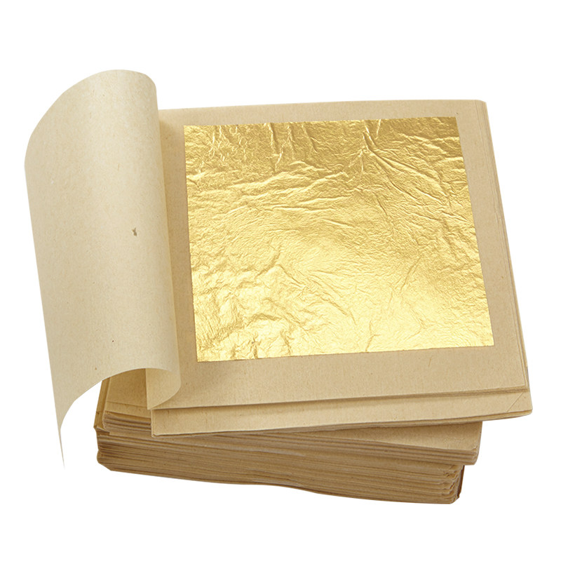 金线牌24k美容金箔黄金面膜黄金焕肤纯金箔纸8x8cm10张