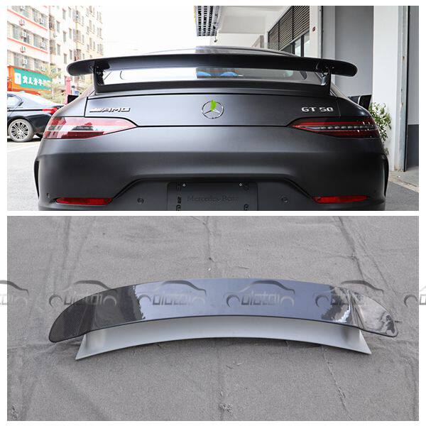 适用奔驰benzamggt50gt53改装gt63碳纤维立式尾翼