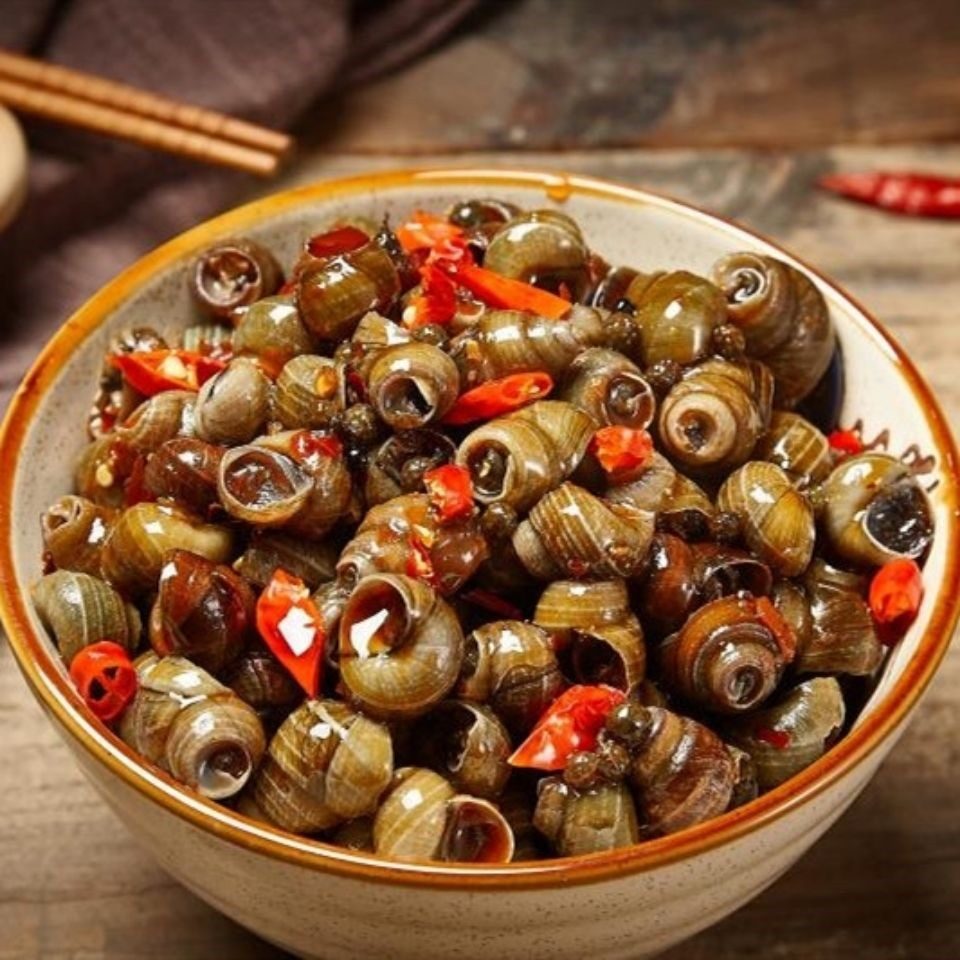 田螺香辣食肉海鲜零食唆螺泥螺鲜活熟食麻辣贝类制品