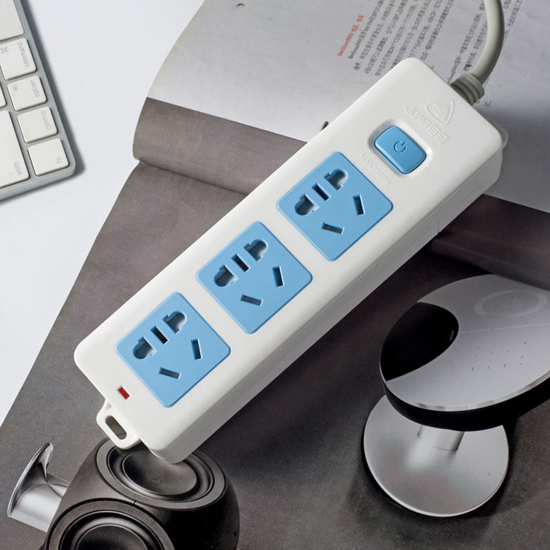 巨马插座排插排插板接线板电源拖线板3/6/8插位孔1.