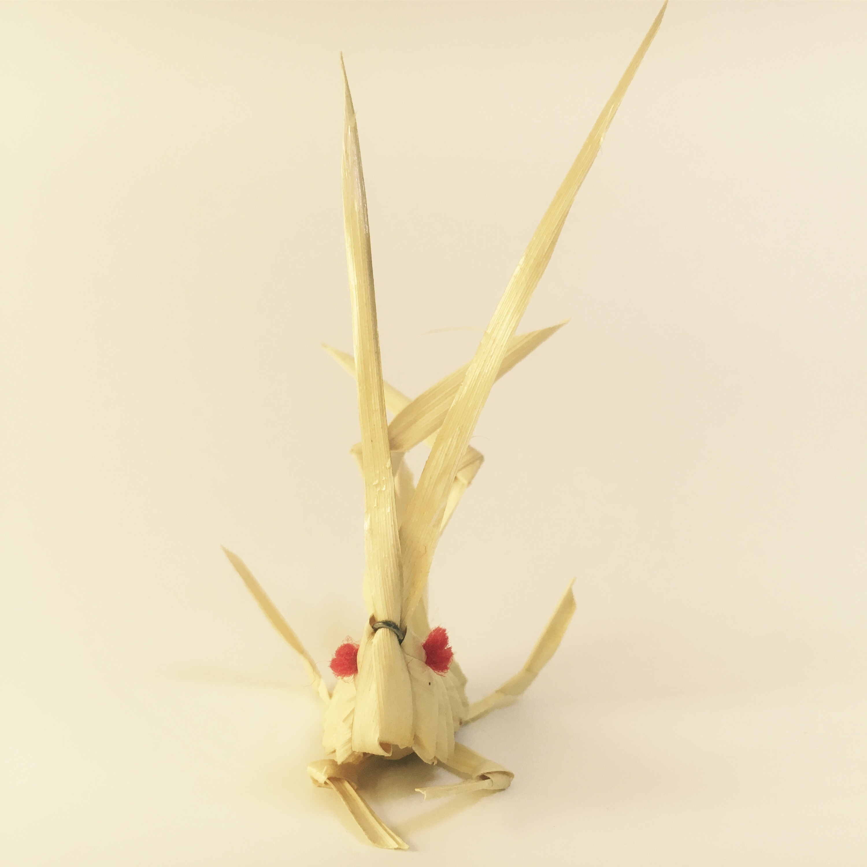 草编动物棕编蚂蚱 淮安非遗 传统手工艺 民间特色文化饰品 送老外