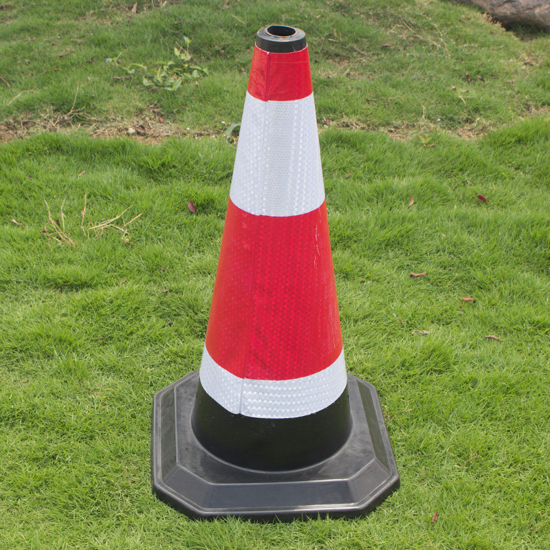 雪糕pu橡胶路70cm反光路障交通锥桶交通设施路锥