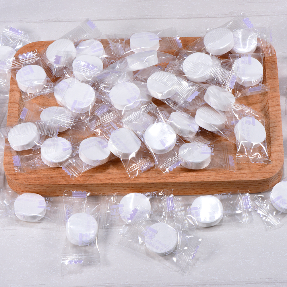 雪玛丽纯棉无纺布糖果压缩面膜纸女一次性补水diy面膜粒面膜纸薄