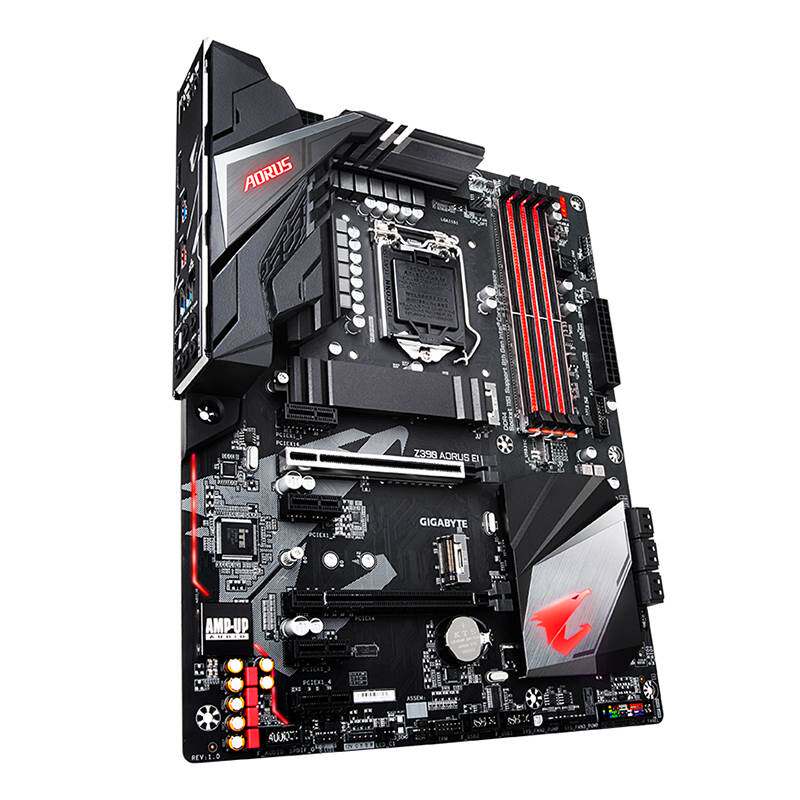 库存工包技嘉z390aoruselite主板1151英特尔8代主板