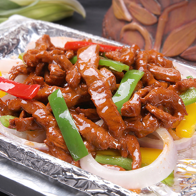 诚诚食品蚝油牛柳300g炒牛肉片酒饭饭店餐厅其它