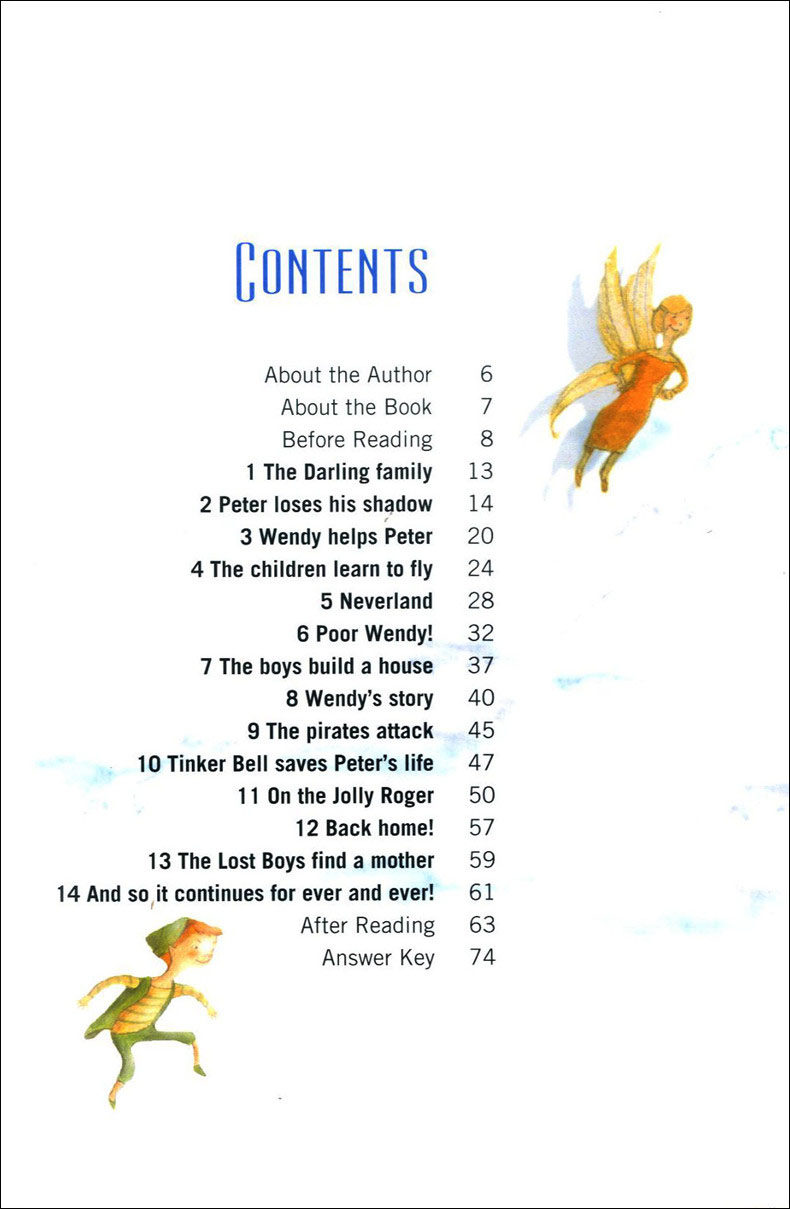 阅读初一 彼得潘 附mp3 外语学习中小学教辅 英语学习工具书 英语读物