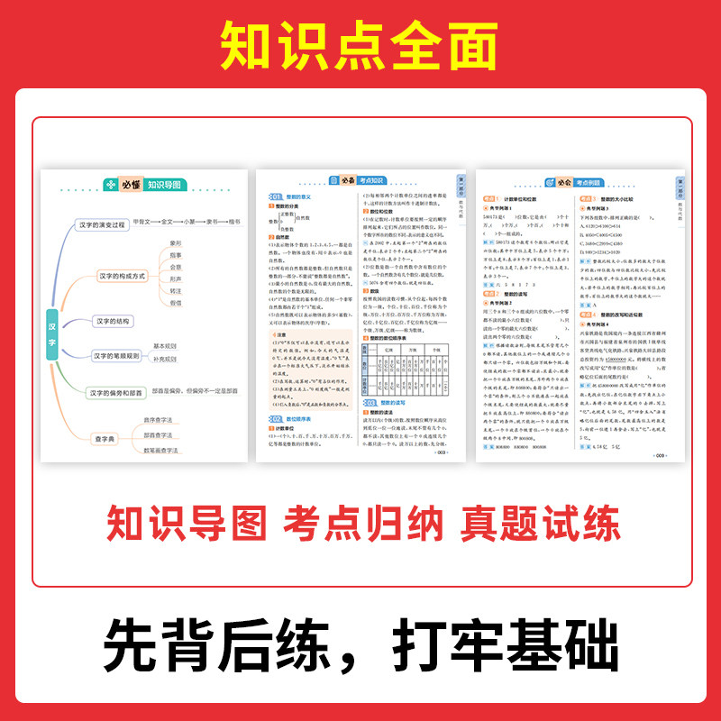 学生基础知识大全四五六年级名校冲刺方案小升初考卷大集结考点总复习