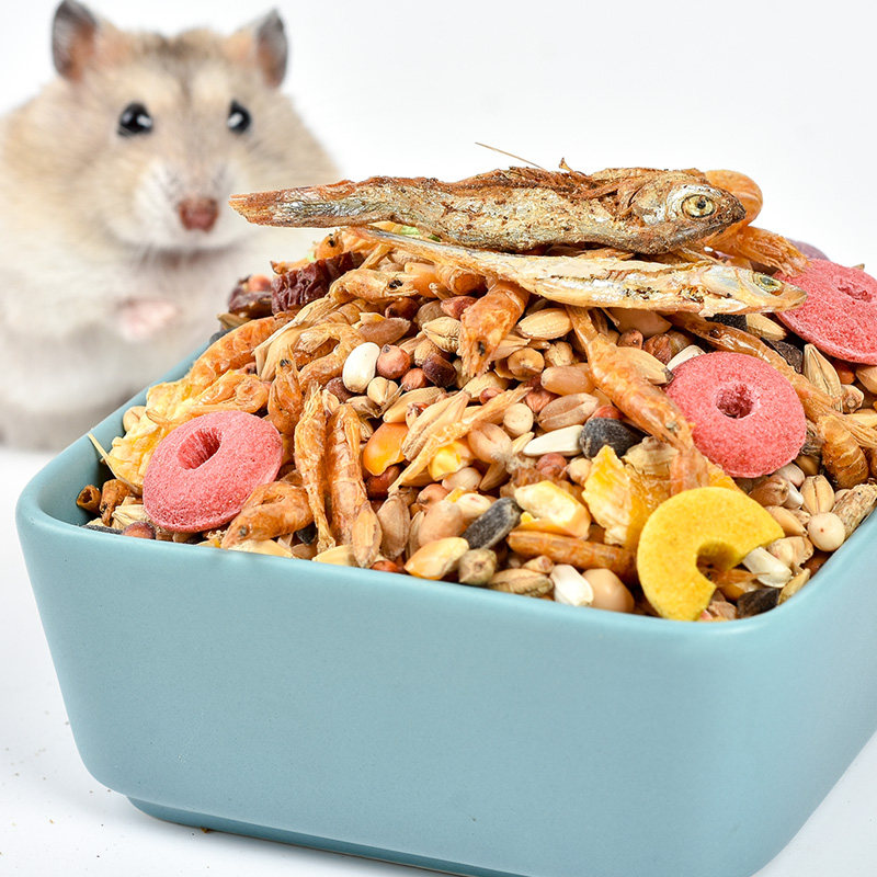 仓鼠粮食海鲜果蔬桶装饲料综合金丝熊自然营养饲料