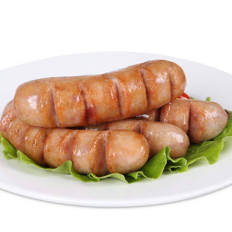香肠热狗客味原味烤肉500g早餐肠纯肉肠批发香肠