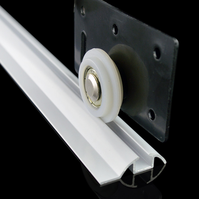 轨道迪福德衣柜移门实木门滑轨隔断门滑道凹槽导轨导轨