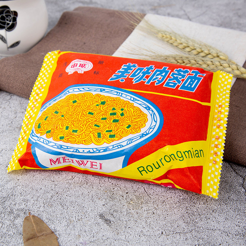 延边朝鲜族特产肉蓉泡面火锅汪清申联方便面美味冲泡方便面